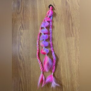 Handmade festival hair braid tie